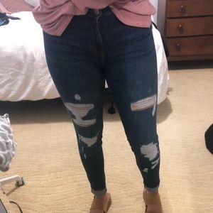 Ripped Hollister jeans